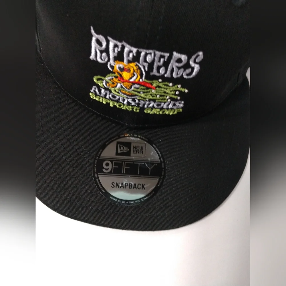 New Era Reefers Anonymous Support Group Hat Flat Brim 9 Fifty NWOT
